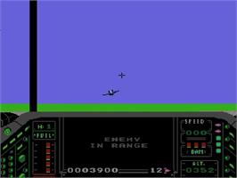 In game image of Airwolf on the Nintendo NES.