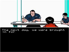 In game image of Akira on the Nintendo NES.