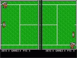 In game image of Arcadia 6 on the Nintendo NES.