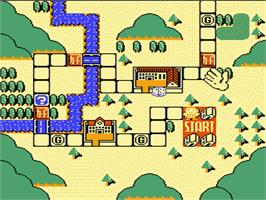 In game image of Bakushou!! Jinsei Gekijou on the Nintendo NES.