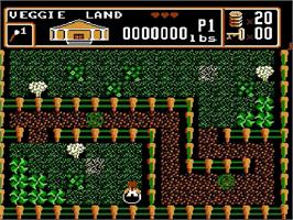 In game image of Bible Buffet on the Nintendo NES.