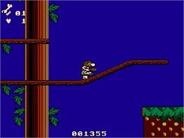 In game image of Big Nose Freaks Out on the Nintendo NES.