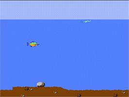In game image of Black Bass on the Nintendo NES.