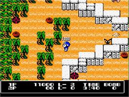 In game image of Booby Kids on the Nintendo NES.