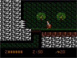 In game image of Bram Stoker's Dracula on the Nintendo NES.
