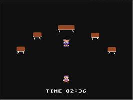 In game image of CORGS Simulator on the Nintendo NES.
