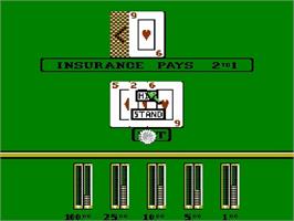 In game image of Caesars Palace on the Nintendo NES.