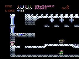 In game image of Castlequest on the Nintendo NES.