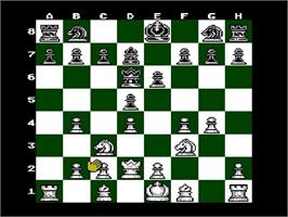 In game image of Chessmaster on the Nintendo NES.