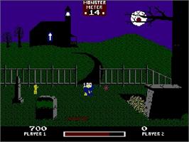 In game image of Chiller on the Nintendo NES.