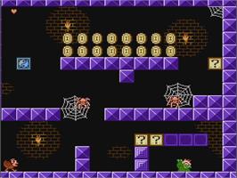 In game image of Coin World on the Nintendo NES.