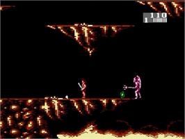In game image of Conan on the Nintendo NES.