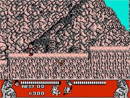 In game image of Conquest Of The Crystal Palace on the Nintendo NES.