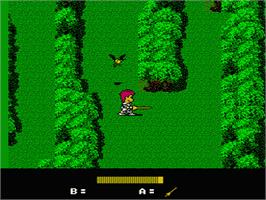 In game image of Day Dreamin' Davey on the Nintendo NES.