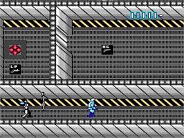 In game image of Deathbots on the Nintendo NES.