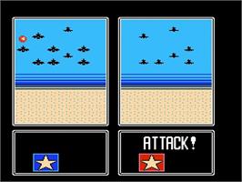 In game image of Desert Commander on the Nintendo NES.