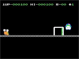 In game image of DoorDoor on the Nintendo NES.