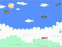 In game image of Double Strike - Aerial Attack Force on the Nintendo NES.