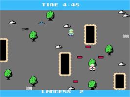 In game image of Dough Boy on the Nintendo NES.