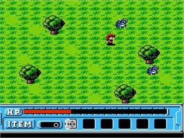 In game image of Faria - A World Of Mystery And Danger! on the Nintendo NES.