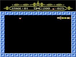 In game image of Fire Dragon on the Nintendo NES.