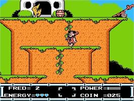 In game image of Flintstones - The Rescue Of Dino And Hoppy, The on the Nintendo NES.