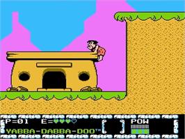 In game image of Flintstones - The Surprise At Dinosaur Peak, The on the Nintendo NES.