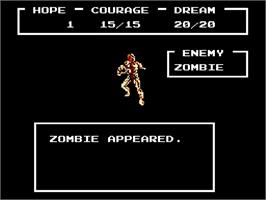 In game image of Ghost Lion on the Nintendo NES.