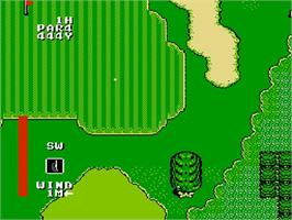 In game image of Golf Club - Birdy Rush on the Nintendo NES.