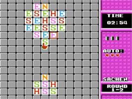 In game image of Happy Pairs on the Nintendo NES.