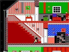In game image of Home Alone on the Nintendo NES.