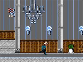In game image of Home Alone 2: Lost in New York on the Nintendo NES.