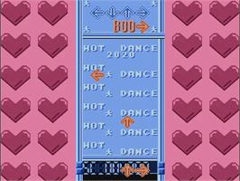 In game image of Hot Dance 2020 on the Nintendo NES.