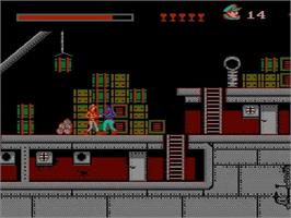 In game image of Indiana Jones and the Last Crusade on the Nintendo NES.