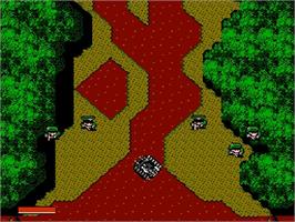 In game image of Iron Tank: The Invasion of Normandy on the Nintendo NES.