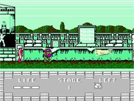 In game image of Juuouki on the Nintendo NES.
