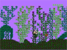 In game image of King Neptune's Adventure on the Nintendo NES.