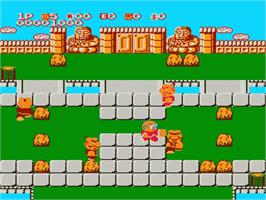 In game image of Kung-Fu Heroes on the Nintendo NES.