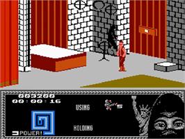 In game image of Last Ninja, The on the Nintendo NES.