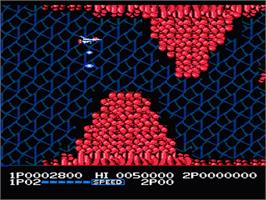 In game image of Lifeforce on the Nintendo NES.
