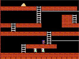 In game image of Lode Runner on the Nintendo NES.