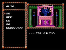 In game image of Maharaja on the Nintendo NES.