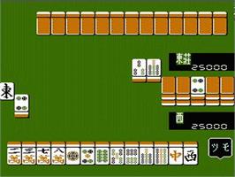 In game image of Mahjang Companion on the Nintendo NES.