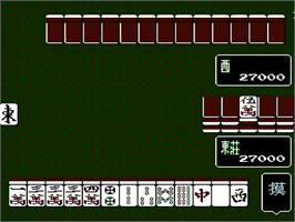 In game image of Mahjong Samit - Kabukicho Hen on the Nintendo NES.