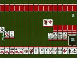 In game image of Mahjong World - Ma Que Shi Jie, The on the Nintendo NES.