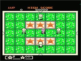 In game image of Mendel Palace on the Nintendo NES.