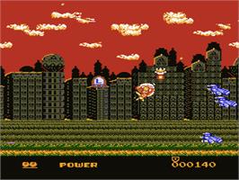 In game image of Metal Fighter on the Nintendo NES.