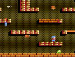 In game image of Milon's Secret Castle on the Nintendo NES.