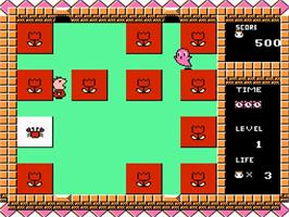 In game image of Minna No Taabou No Nakayoshi Daisakusen on the Nintendo NES.