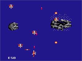 In game image of Mission Cobra on the Nintendo NES.